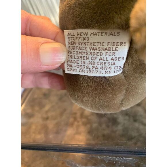 Cascade Toy Hippo Fully Lined Realistic Hand Puppet Washable Surface - Picture 7 of 10